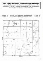 Highland Center Township Directory Map, Ramsey County 2007